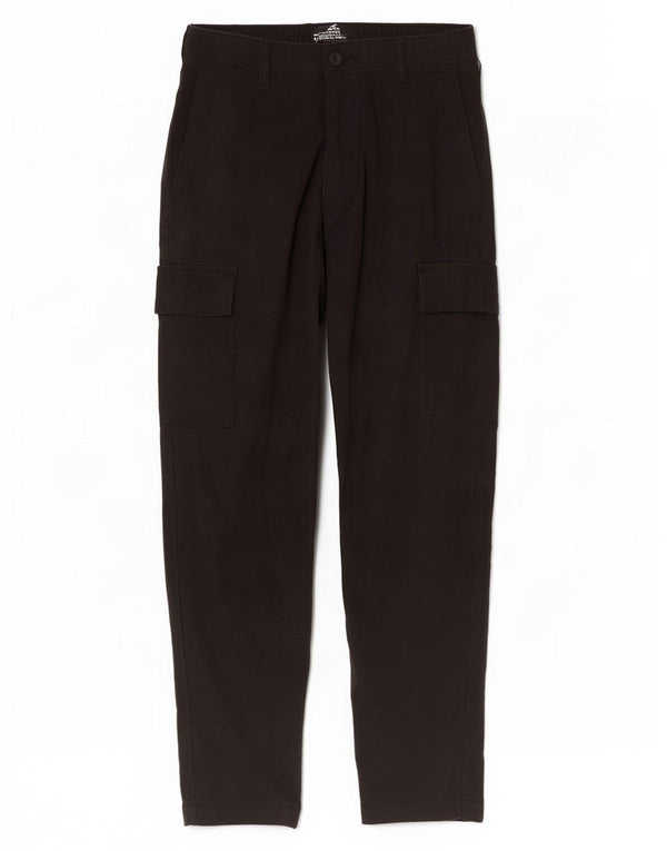 Hollister Damen Slim Cargohose XS W28 L28 Schwarze Baumwolle
