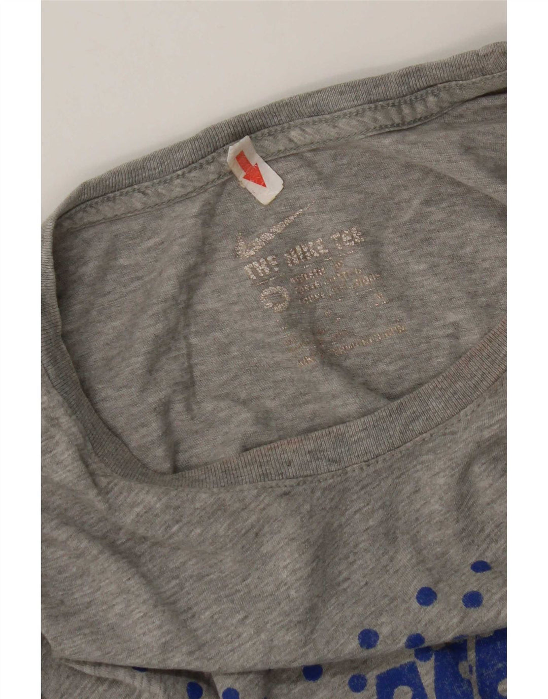 Nike Herren Air Max Graphic T-Shirt-Oberteil aus mittelgrauer Baumwolle