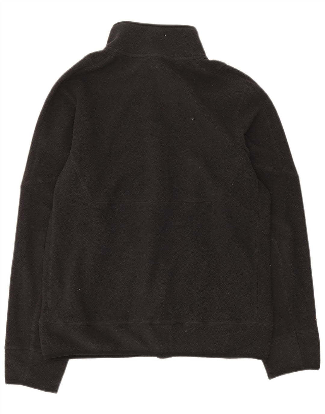 NIKE Herren Fleecejacke UK 36 Small Schwarz Polyester