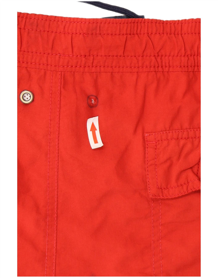 Polo Ralph Lauren Herren Badeshorts Mittelrotes Polyester