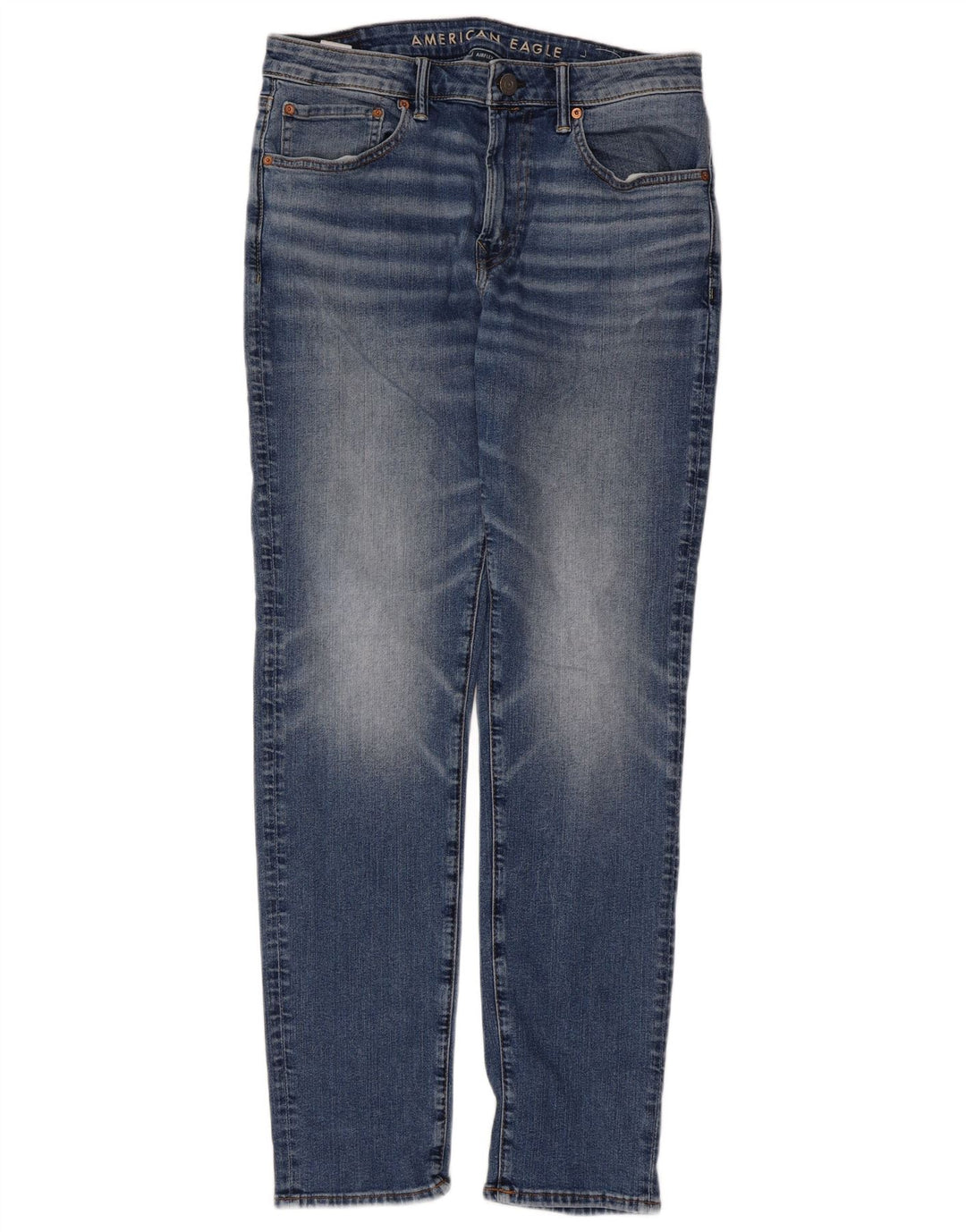 American Eagle Herren Airflex Slim Jeans W34 L34 Blaue Baumwolle