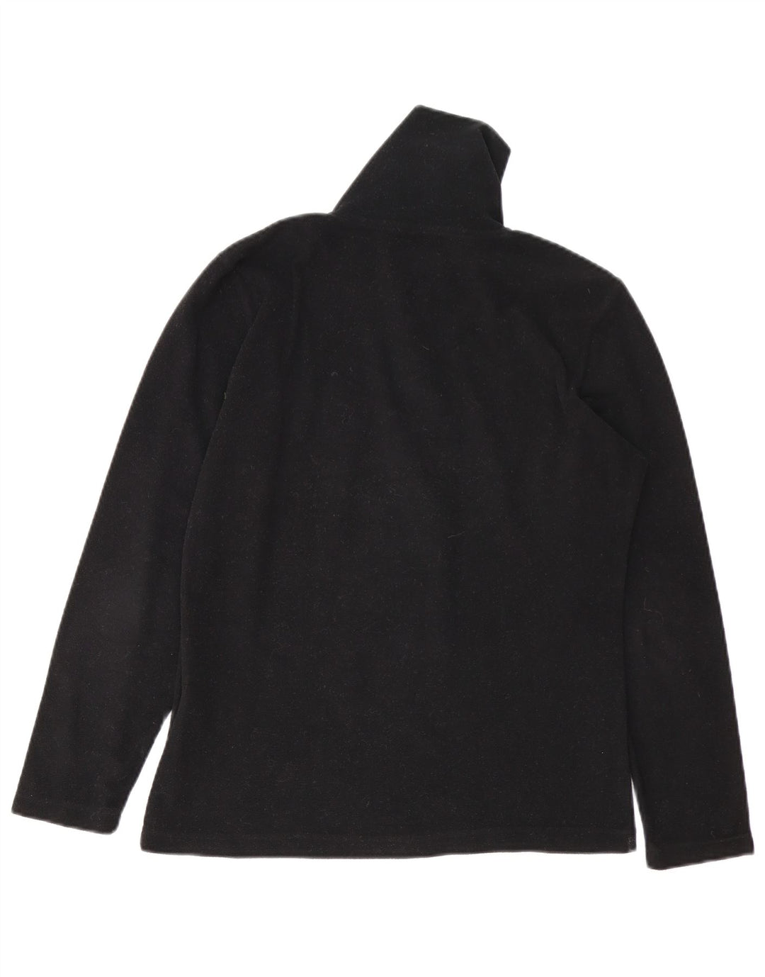 Invicta Damen-Fleecepullover mit Reißverschluss am Hals, UK 14, Größe L, Schwarz, Polyester
