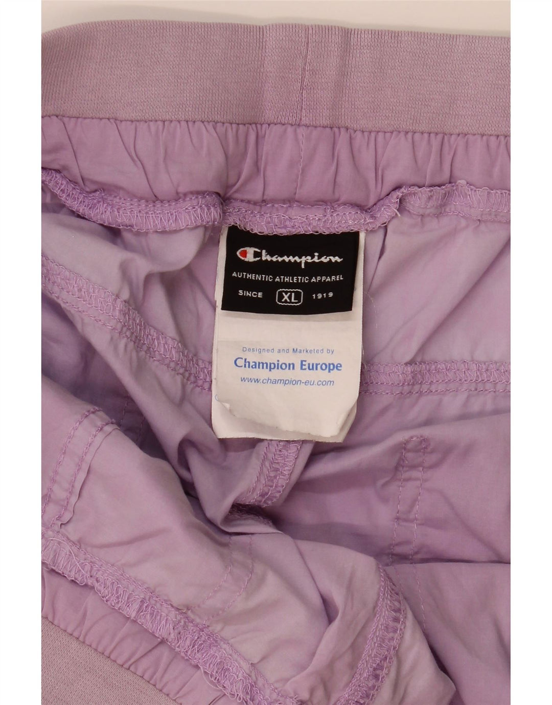 Champion Damen Bermudashorts XL W36 Lila Baumwolle