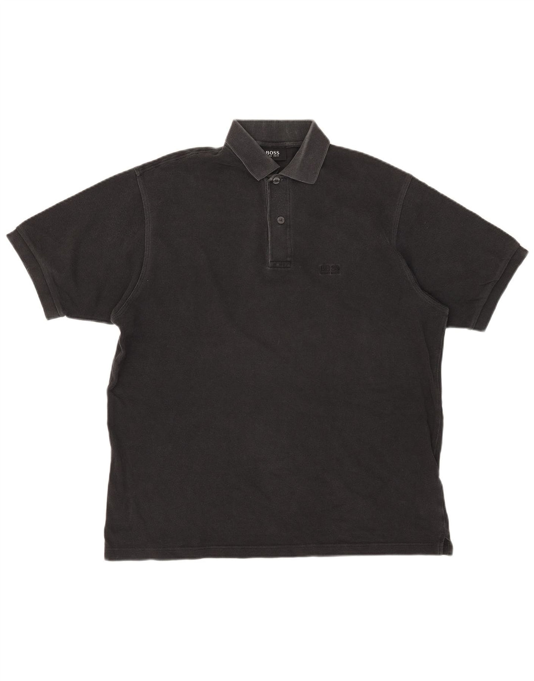 Hugo Boss Herren Poloshirt XL Schwarz Baumwolle