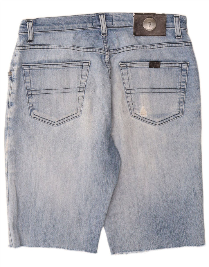 Trussardi Herren Jeansshorts W30 mittelblaue Baumwolle