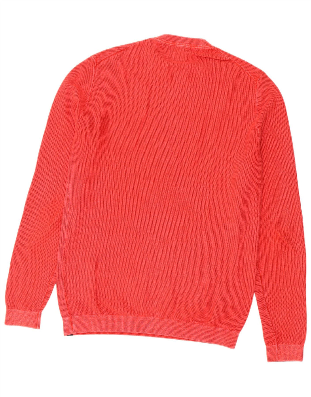 Superdry Herren-Pullover mit Rundhalsausschnitt aus mittelroter Baumwolle
