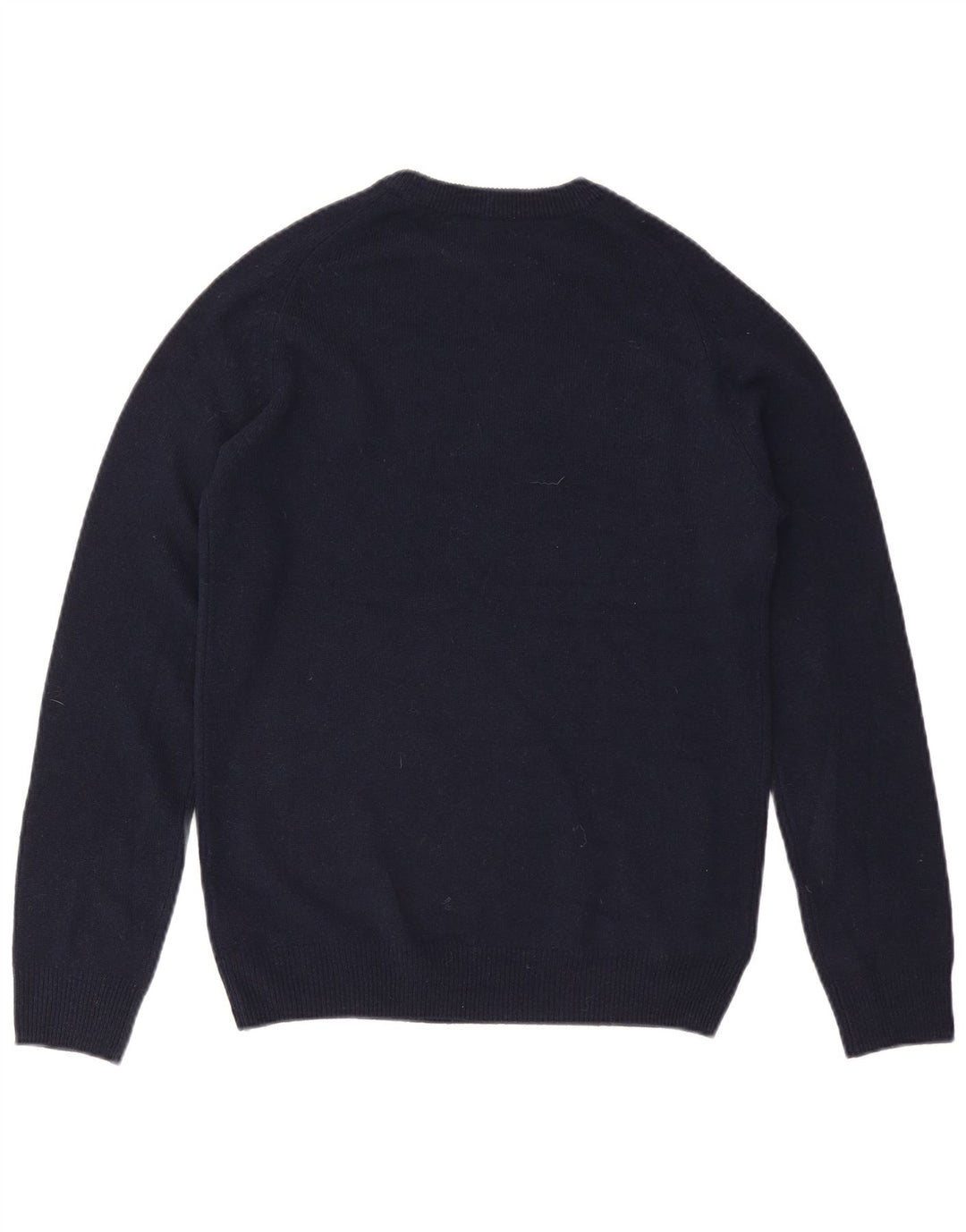 Marks & Spencer Herren-Pullover mit Rundhalsausschnitt, Größe S, marineblaue Wolle