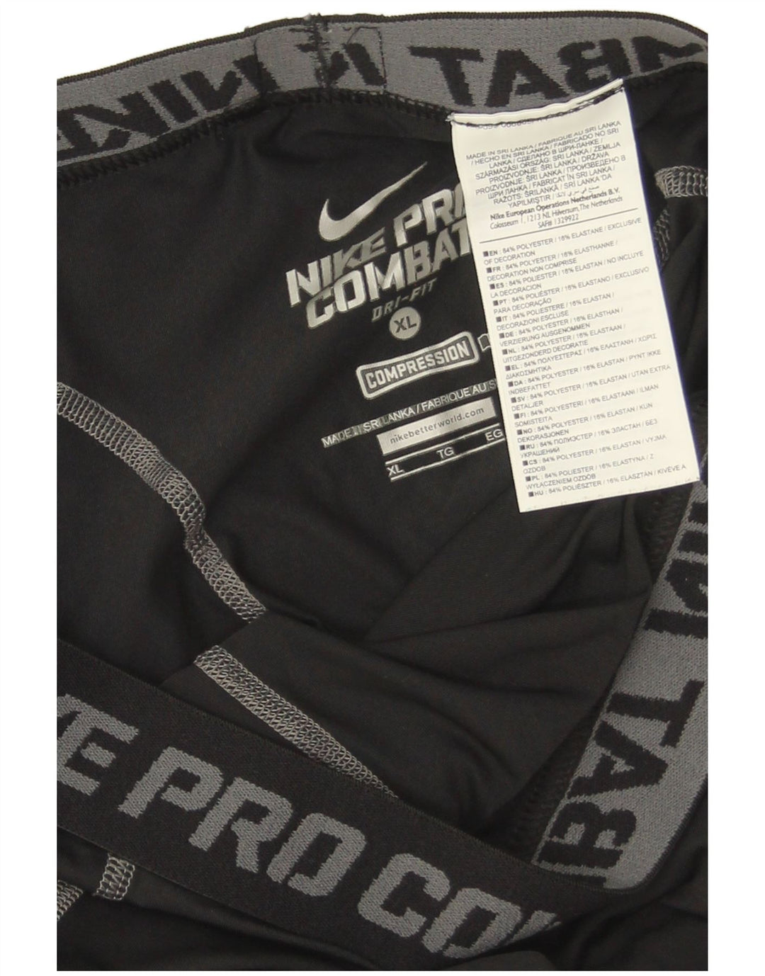 Nike Dri Fit Grafik-Leggings für Jungen, 13–14 Jahre, XL, schwarzes Polyester
