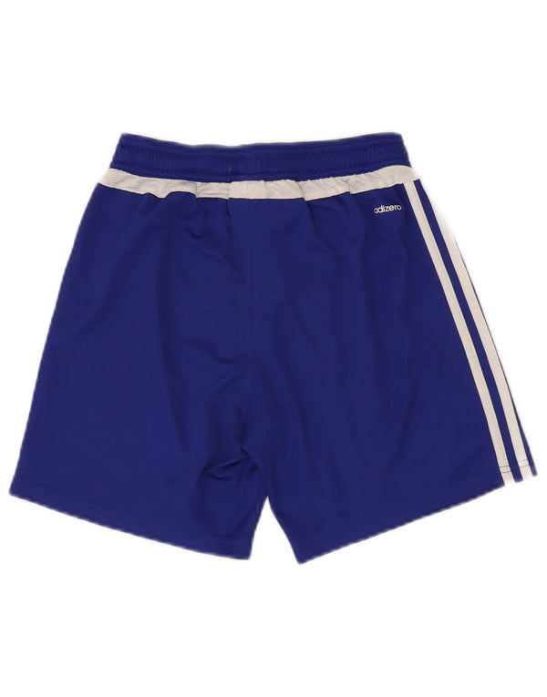 Adidas Climacool Graphic Sportshorts für Jungen, 11–12 Jahre, blaues Farbblockdesign