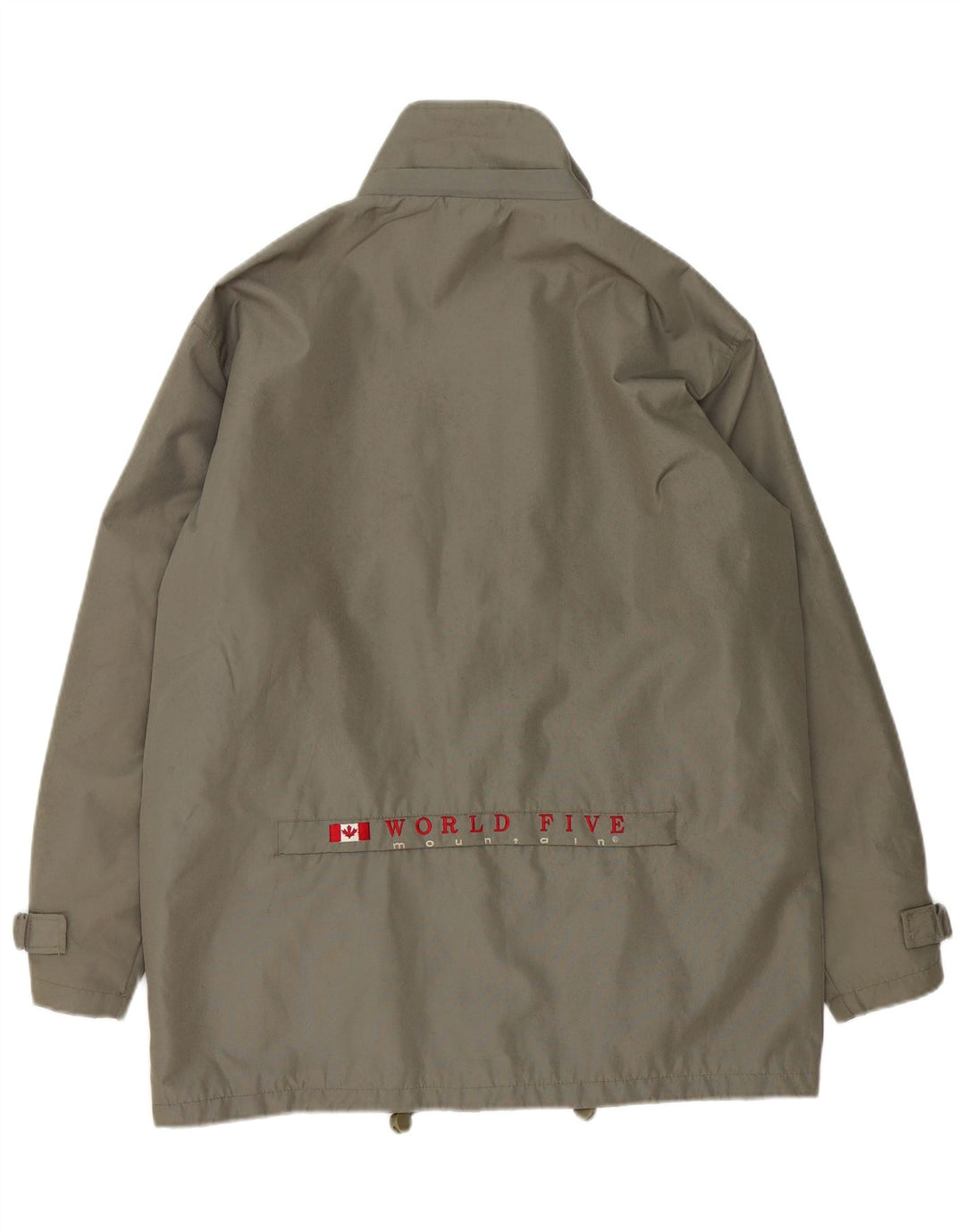 VINTAGE Herren Regenjacke UK 38 Medium Khaki Polyester