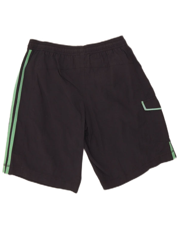 Adidas Herren Cargo Sport Shorts Kleines graues Nylon