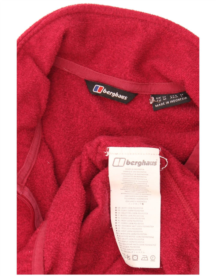 Berghaus Damen-Fleecepullover mit Reißverschluss, UK 12, Mittelrot, Polyester