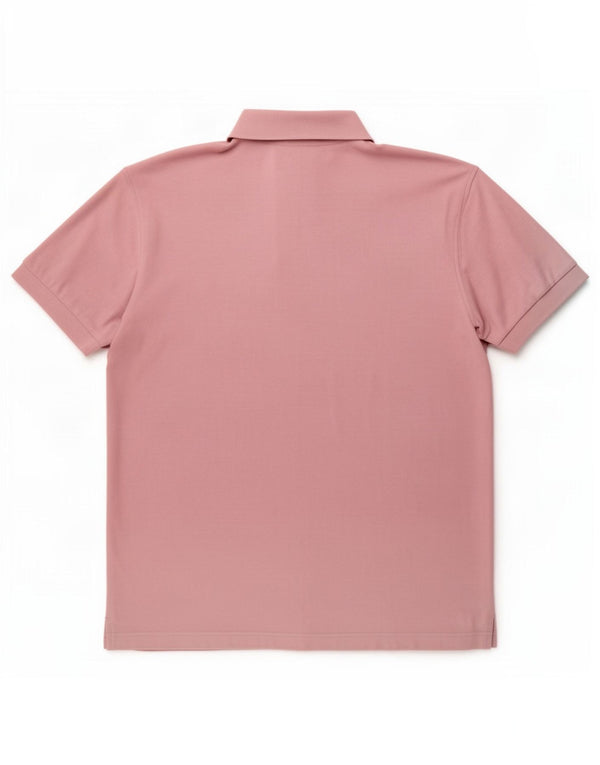 Hugo Boss Herren-Poloshirt, groß, rosa Baumwolle
