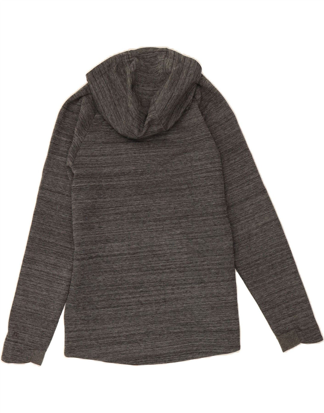 RUSSELL ATHLETIC Mens Zip Hoodie Sweater Medium Grey Flecked Polyester Vintage Russell Athletic and Second-Hand Russell Athletic from Messina Hembry 