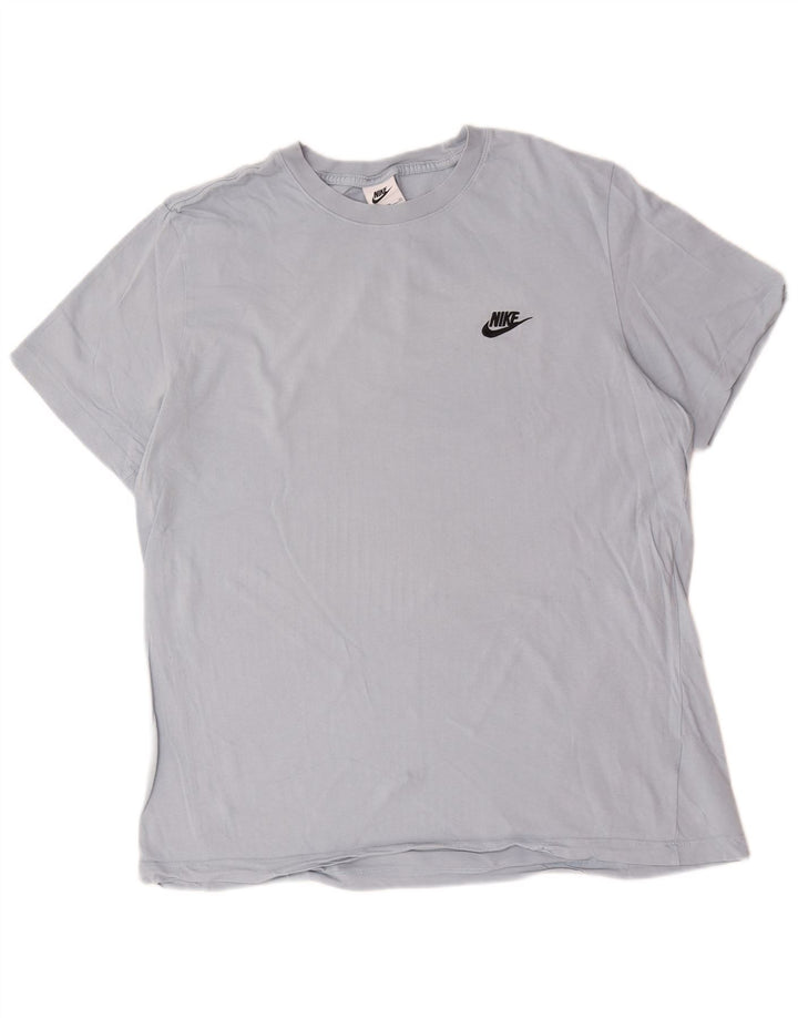 Nike Herren T-Shirt Top XL Blau Baumwolle