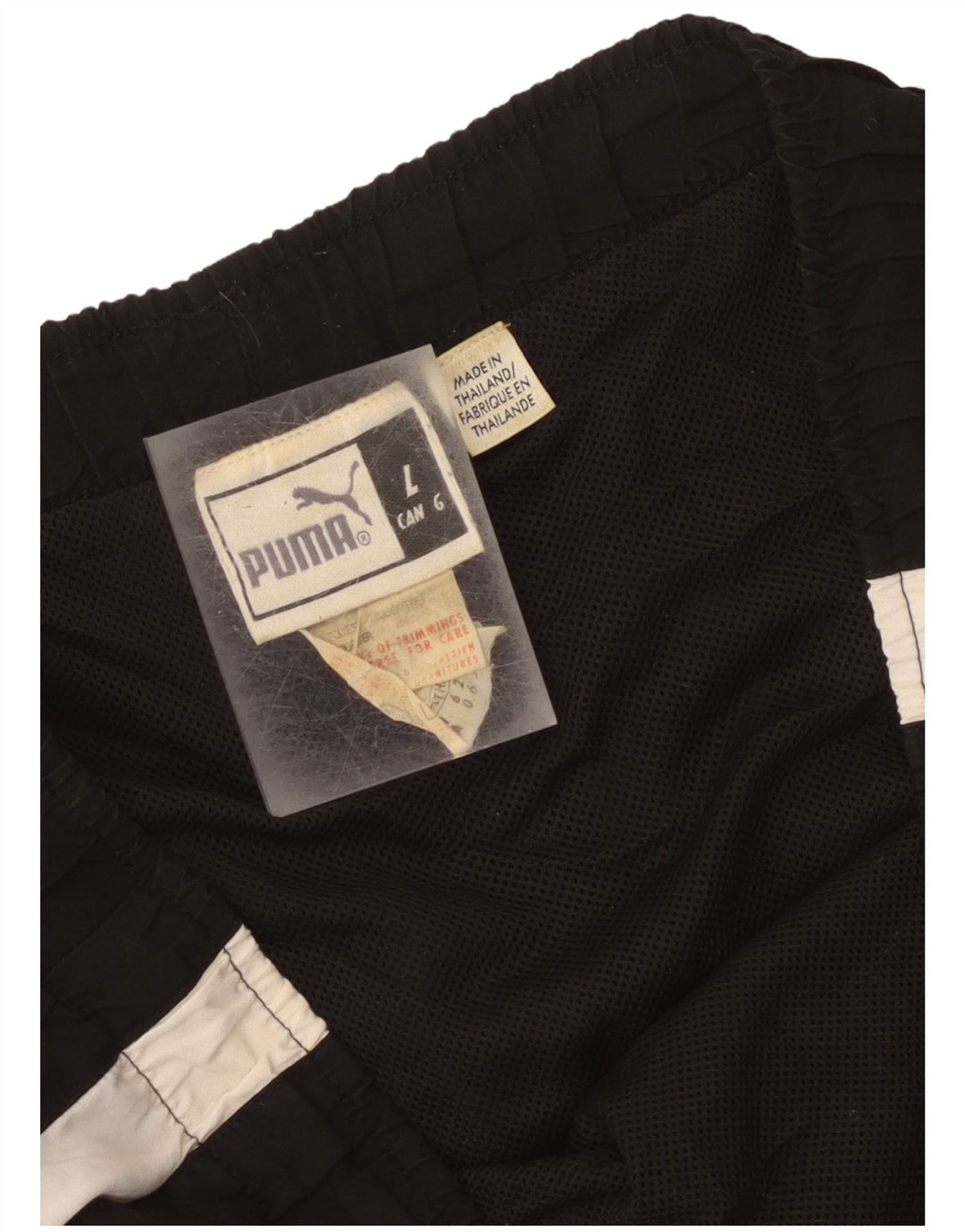 Puma Herren-Sportshorts, groß, schwarzes Farbblock-Polyester