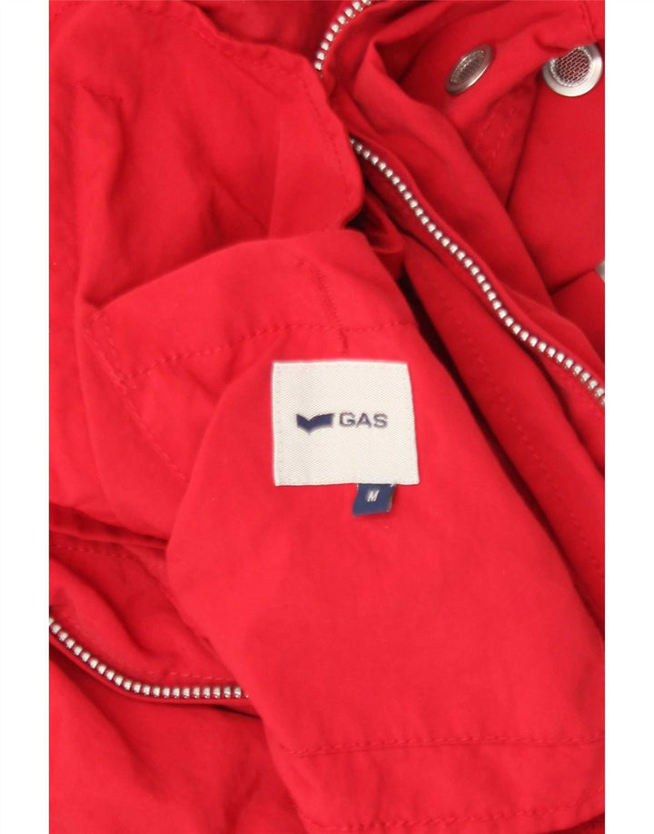 Gas Damen Bomberjacke UK 14 Mittelrotes Polyamid