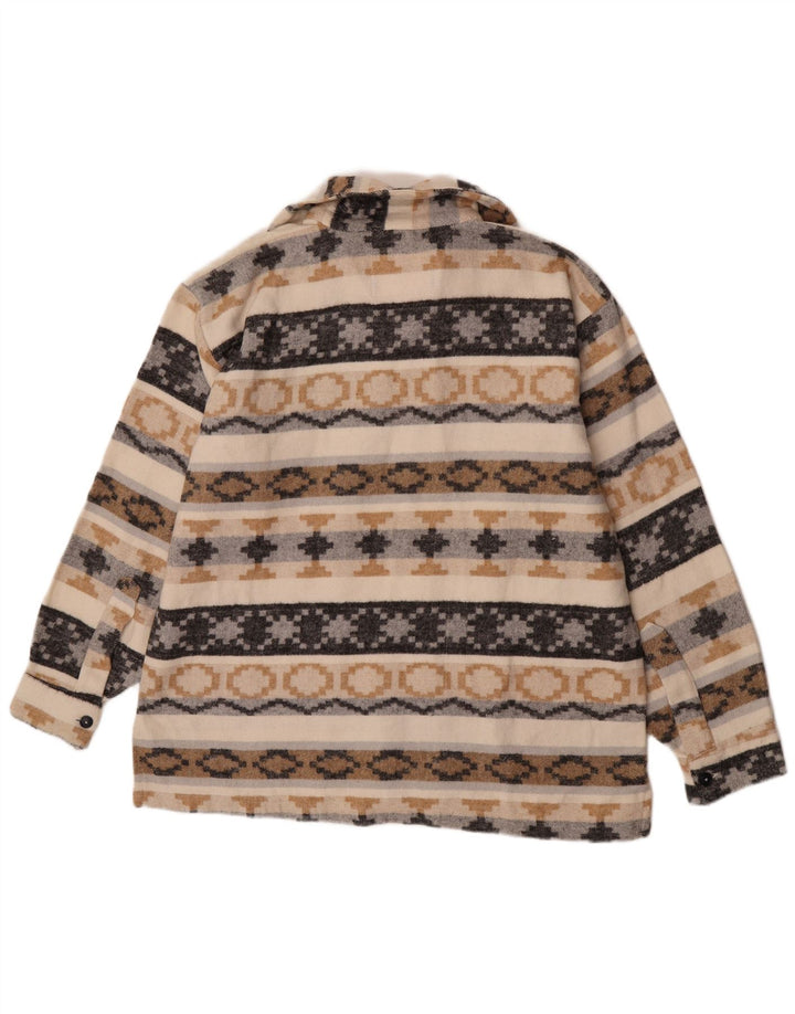 Yachting Club Herren-Pullover, Flanellhemd, groß, mehrfarbig, geometrisch