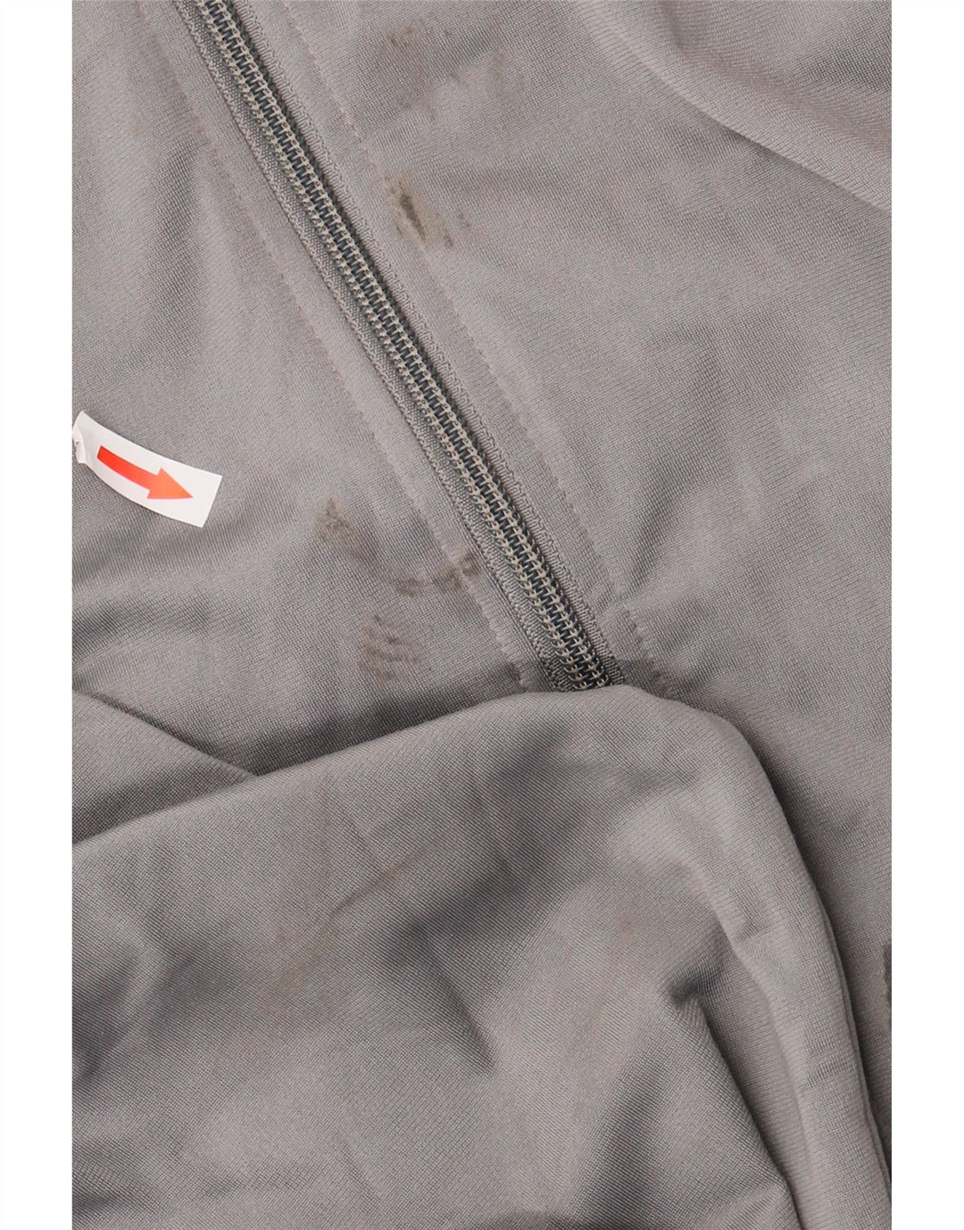 PUMA Herren-Trainingsanzug-Top-Jacke, großes graues Farbblock-Polyester