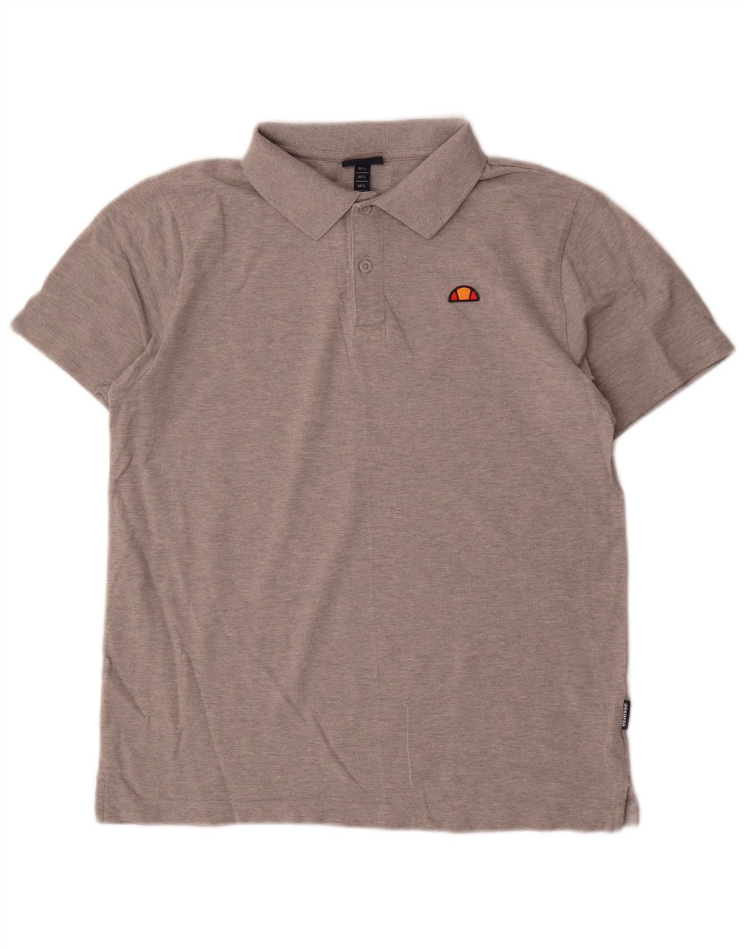 Ellesse Damen Poloshirt UK 16 Large Grau Baumwolle