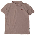 Ellesse Damen Poloshirt UK 16 Large Grau Baumwolle
