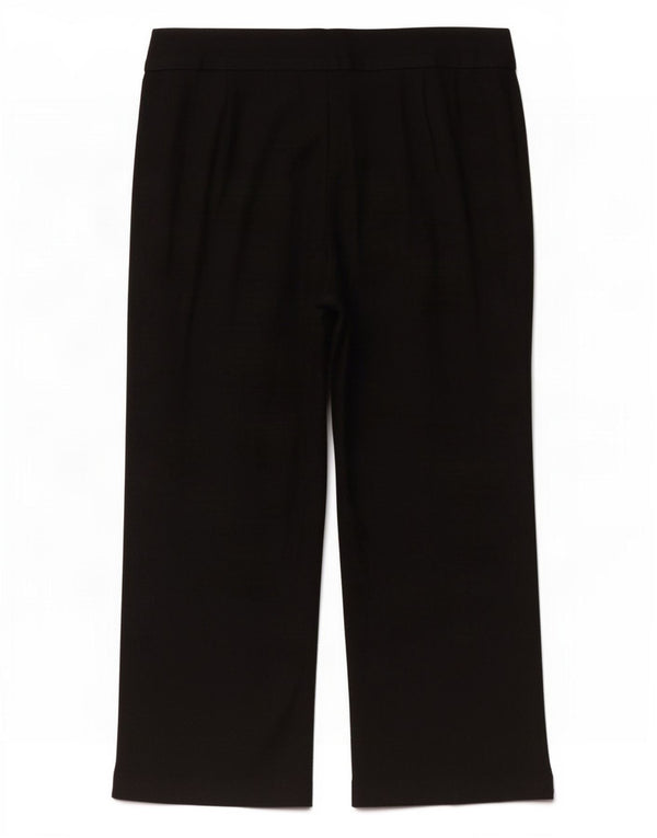 Marks & Spencer Damen-Freizeithose mit weitem Bein, UK 18, XL, W36, L28, Schwarz