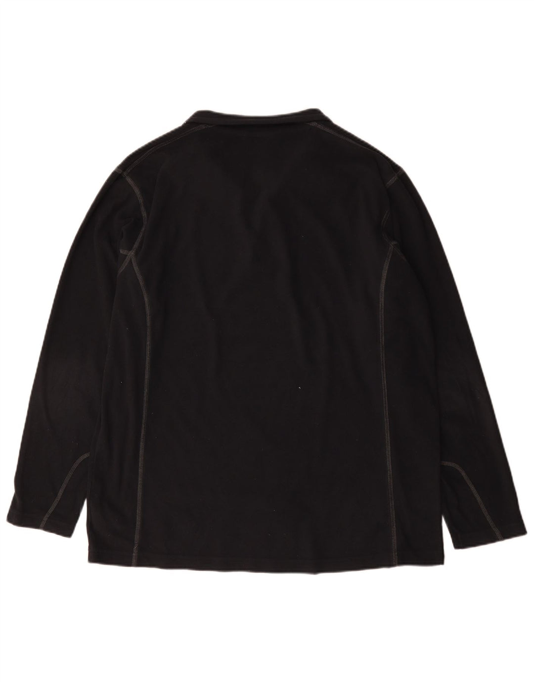 Columbia Herren-Fleecepullover mit Reißverschluss, XL, schwarzes Polyester