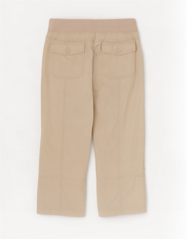 Tommy Hilfiger Damen Capri-Hose, Größe S, W30, L21, Beige, Baumwolle