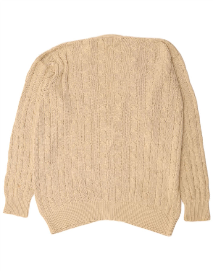 Kappa Herren Strickjacke XL Beige Baumwolle