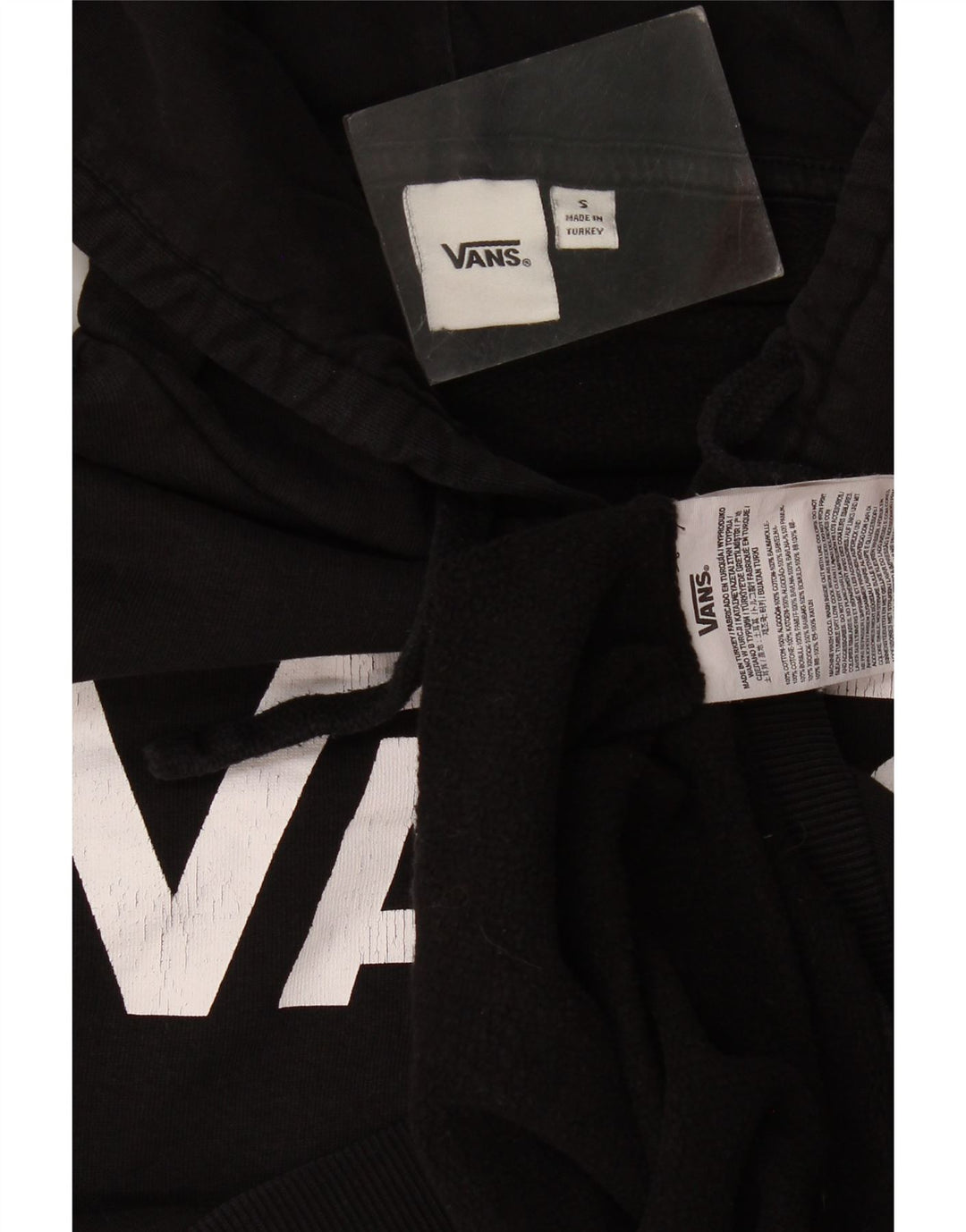 Vans Herren-Kapuzenpullover mit Grafik, Größe S, Schwarz, Baumwolle