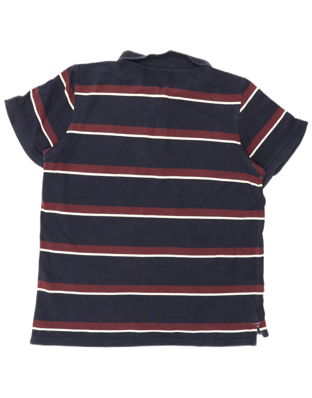 Lyle & Scott Herren Heritage-Poloshirt aus mittelblauer, gestreifter Baumwolle