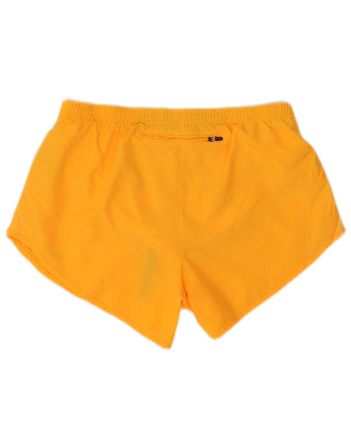 Nike Damen Dri Fit Sport Shorts UK 14 Mittelorange Polyester