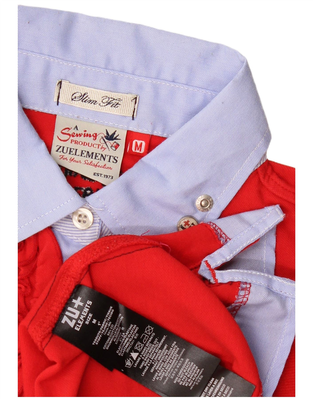 Zu Elements Rugby-Poloshirt mit Grafik für Damen, UK 12, Mittelrot, Farbblock