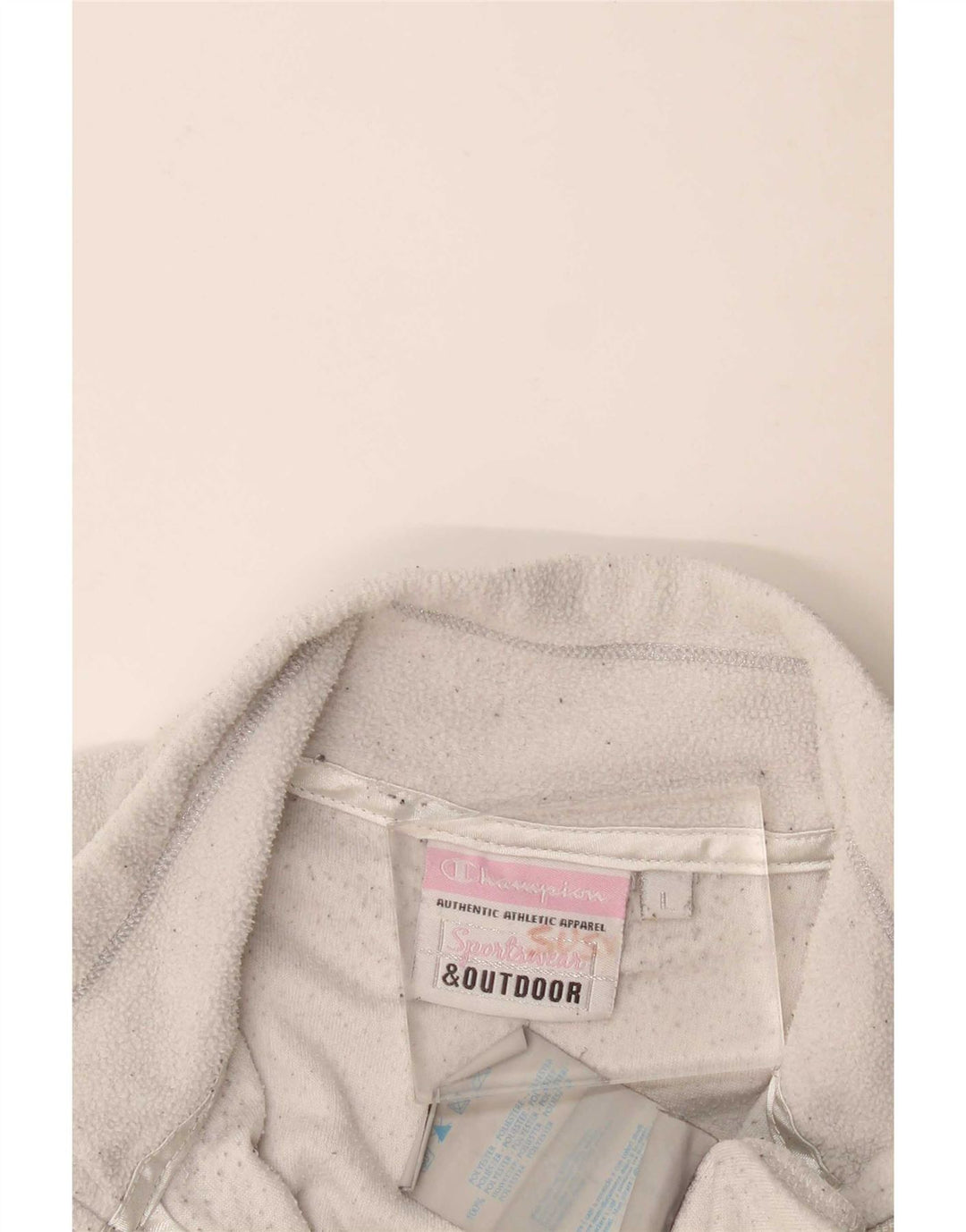 Champion Damen Fleecejacke UK 14 Large Grau Polyester