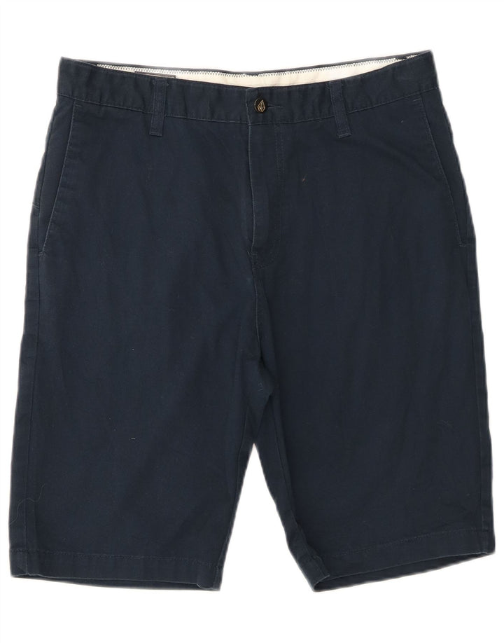 Volcom Herren Chinoshorts W32 Medium Marineblau Baumwolle