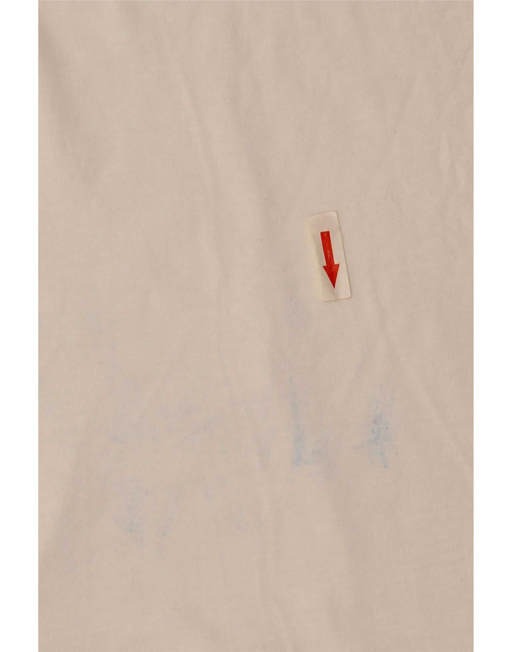 Hugo Boss Herren T-Shirt Top Small aus weißer Baumwolle