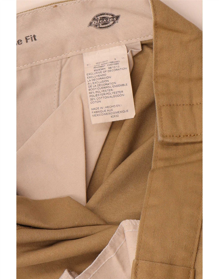 Dickies Herren-Cargohose mit lockerer Passform, W42, L32, beige, Polyester