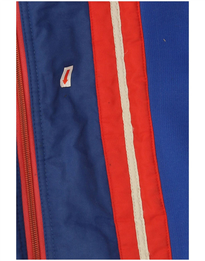 Impidimpi Herren-Windbreaker-Jacke, UK 36, klein, blau gestreift, Polyamid