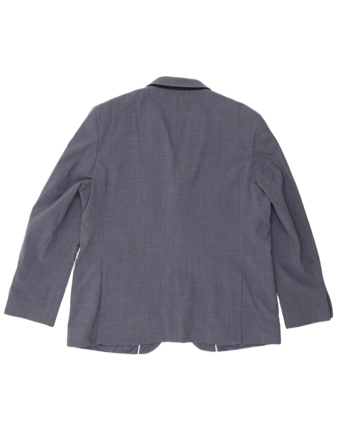 Marks & Spencer Herren-Blazer mit 2 Knöpfen, UK 46, 3XL, blaue Wolle