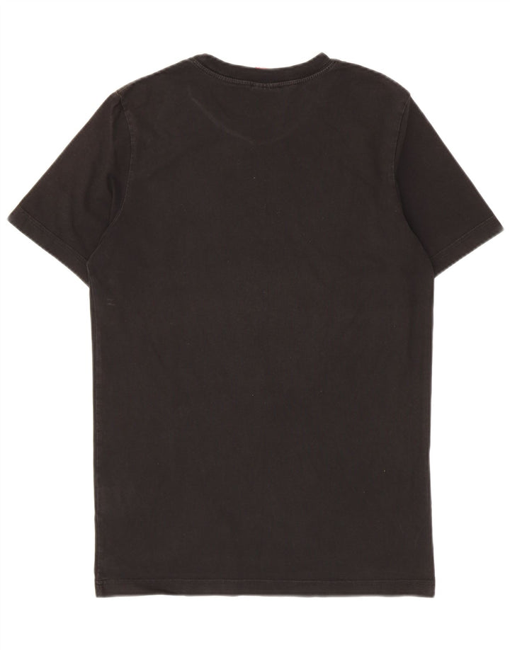 PUMA Mens Graphic T-Shirt Top Small Black Cotton