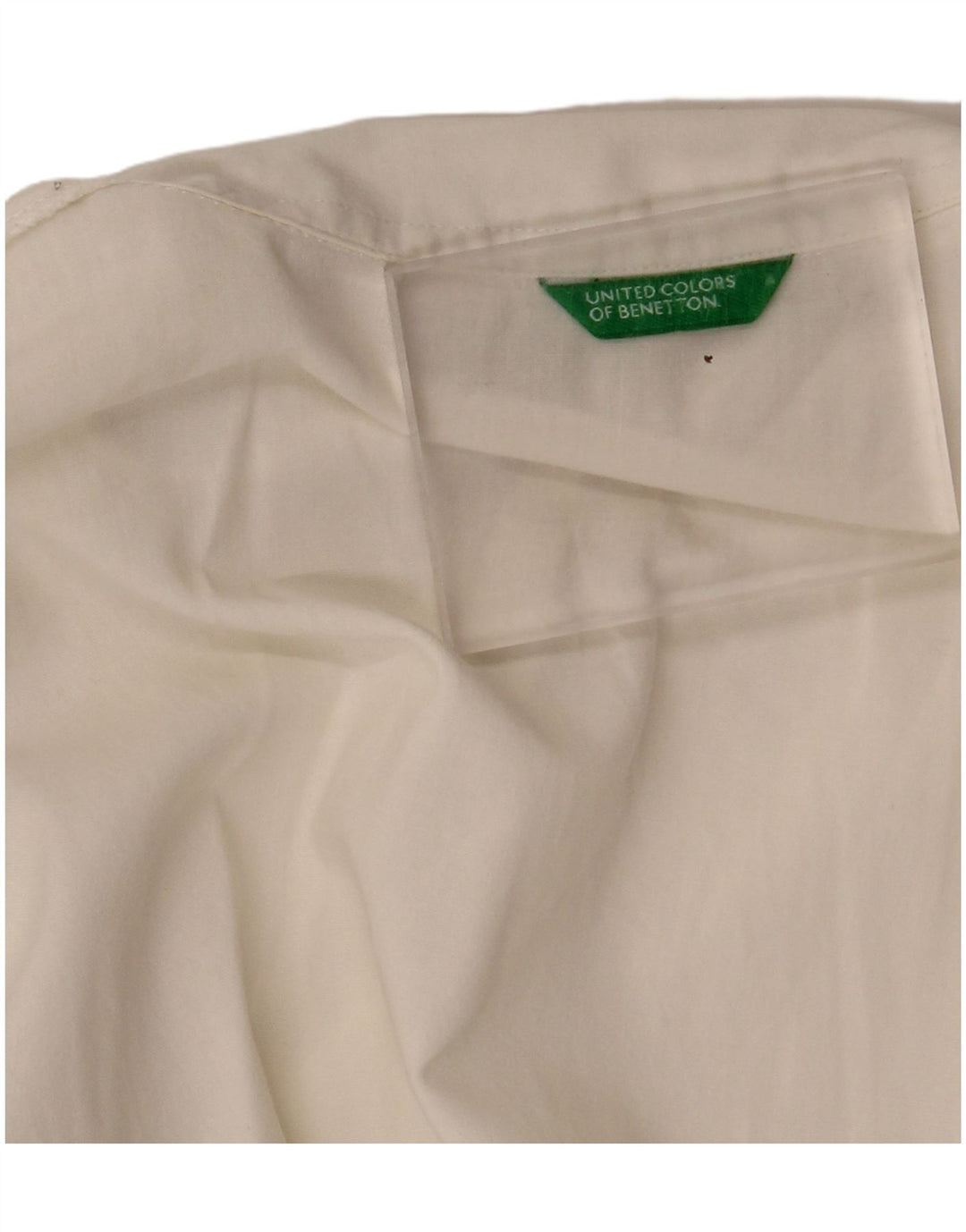BENETTON Damen Hemd UK 18 XL Weiß
