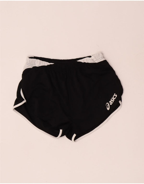 Asics Damen Sportshorts UK 14 Mittelschwarz Farbblock