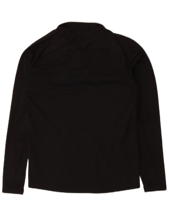 Nike Herren Dri Fit Pullover-Trainingsanzug mit Reißverschluss, Größe S, Schwarz, Farbblock
