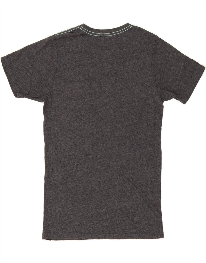 HURLEY Mens Premium Fit Graphic T-Shirt Top Small Grey Polyester Vintage Hurley and Second-Hand Hurley from Messina Hembry 