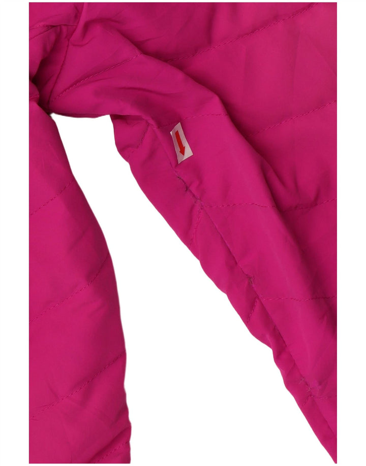 THE NORTH FACE Womens Padded Jacket UK 16 Large Pink Polyester