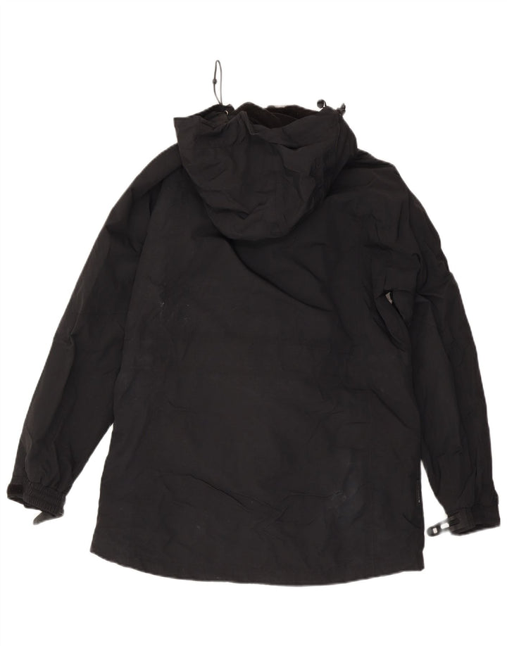 Mountain Warehouse Damen-Regenmantel mit Kapuze, UK 12, Mittelschwarzes Nylon