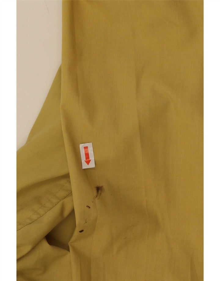 Vintage Herren Bomberjacke mit Kapuze UK 42 XL Gelb