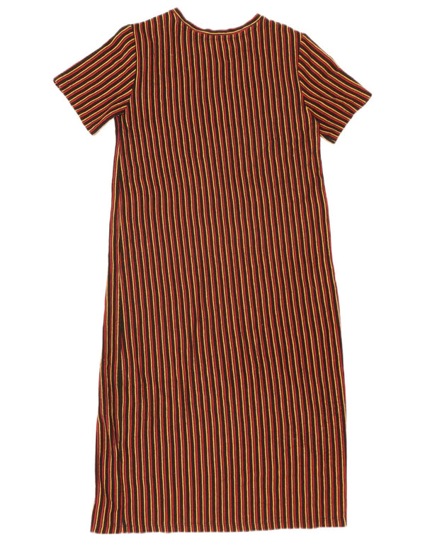 Zara Damen Etuikleid UK 10 Small Mehrfarbig gestreift