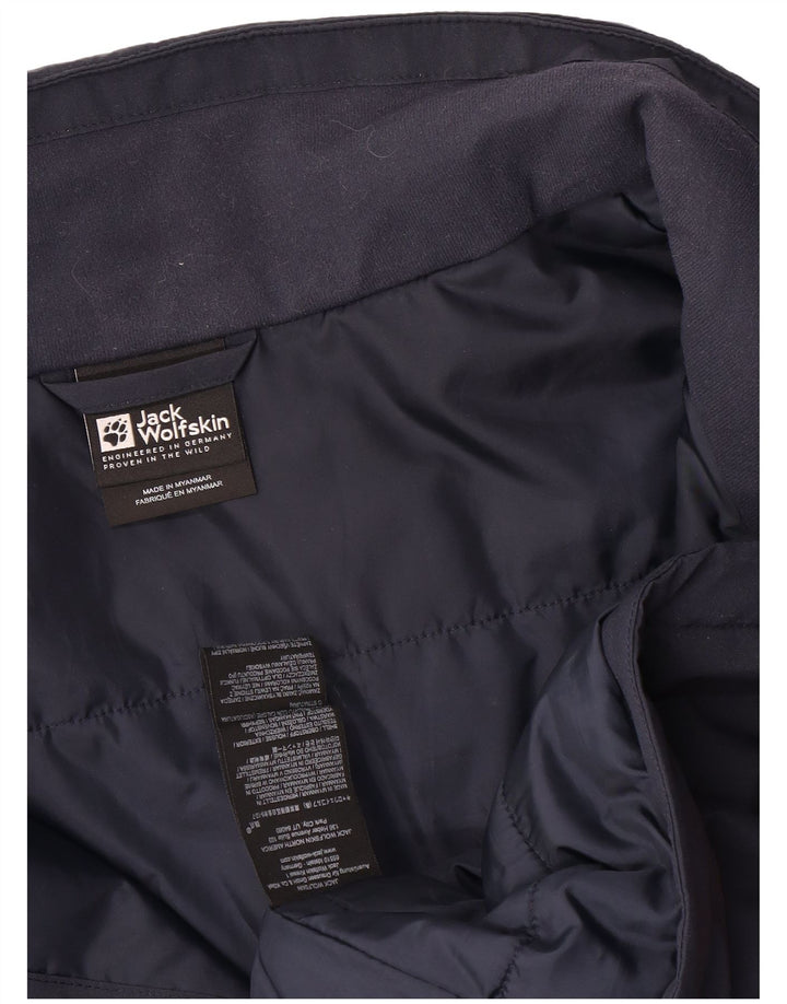 Jack Wolfskin Herren Wattierte Jacke UK 30 6XL Marineblau Polyester