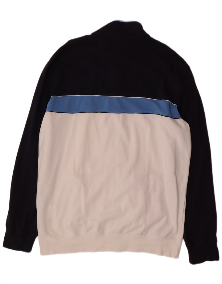 Champion Herren-Trainingsanzugoberteil, Jacke, 3XL, Marineblau, Colourblock-Baumwolle
